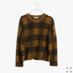 Madewell Inkcheck Plaid Sweater